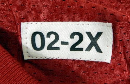 2002 Сан Франциско 49ерс Пол Смит 27 Игра Користи Црвена Пракса Џерси 2xl 66-Непотпишан Мак Игра Користи Дресови