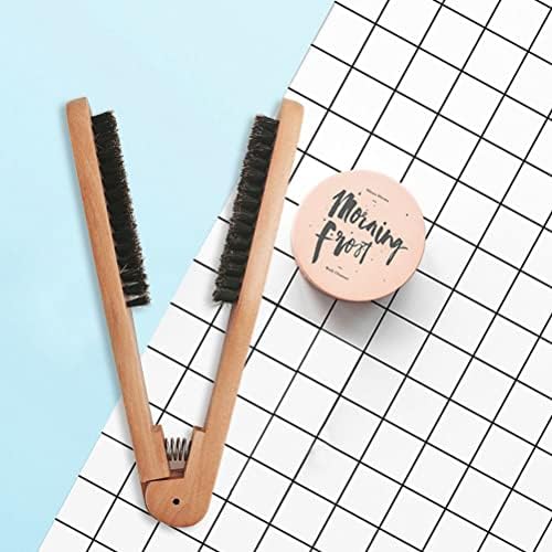 Домашна алатка Doitool 2 компјутери дрвена коса зацрвстување на четка за зацрвстување на чешел за жени
