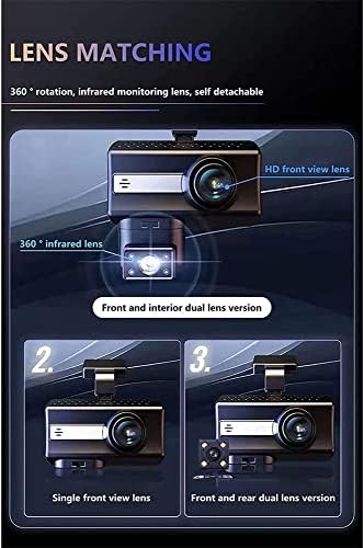 Диск Рекордер, 1080п Цртичка Камери Двојна Леќа 3 инчен циклус снимање автомобил ДВР - Камера Диск Рекорди 2.22