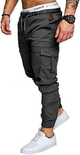 Дудубаби Машки обични панталони со мулти-џебни панталони