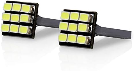 TGP T10 White 9 LED SMD регистарски таблички клинови светилки пар 2010-2014 компатибилен со Kia Forte All