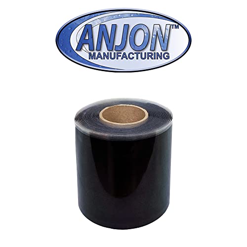 Производство на Anjon 6 x 25 'црна лента за трепкање на сингл EPDM - 302682.025