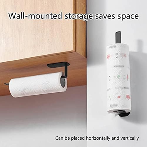 држач за салфетка кујнска хартиена хартија држач под кабинетот wallид монтиран магнетно ткиво држач за фрижидер за бања за туширање
