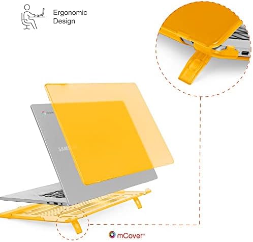 Mocever Case компатибилен за 2020 ~ 2022 15.6 Samsung Chromebook 4+ XE350XBA серија само лаптоп компјутери - розова