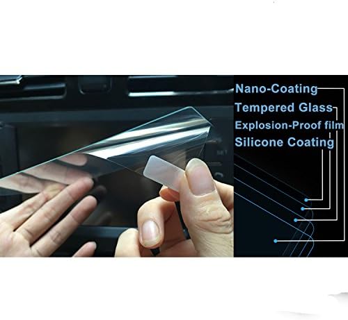 Заштитник на екранот за навигација со автомобили LFOTPP за 2014-2019 HIGHLANDRE LE PLUS XLE ENTUNE 8 INCH, TEMERED GLASS 9H