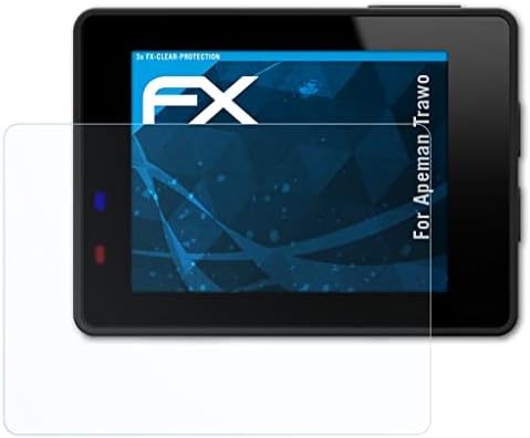 Филм за заштита на екранот Атфоликс компатибилен со заштитник на екранот Апеман Траво, ултра-чист FX заштитен филм