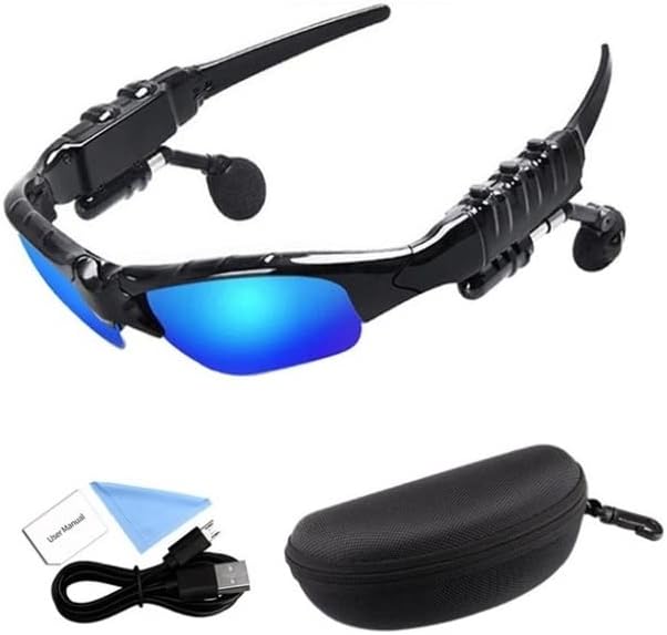 Bluetooth 2 во 1 Очила Со Микрофон Мобилни USB Полнење Поларизирана Светлина Очила За Сонце Очила За Слушалки Безжични Слушалки Телефони За Отворено