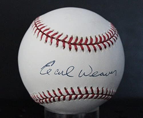 Ерл Вејвер потпиша безбол автограм авто -три -starвезда 7146257 - автограмирани бејзбол