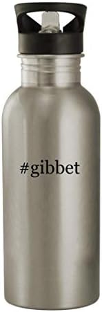 Подароци на Ник Нок gibbet - 20oz шише со вода од не'рѓосувачки челик, сребро