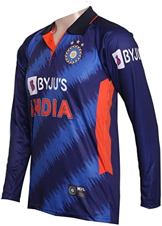 КД Крикет Jerseyерси Светски куп 2021 поддржувач маица Крикет тим униформа Индија