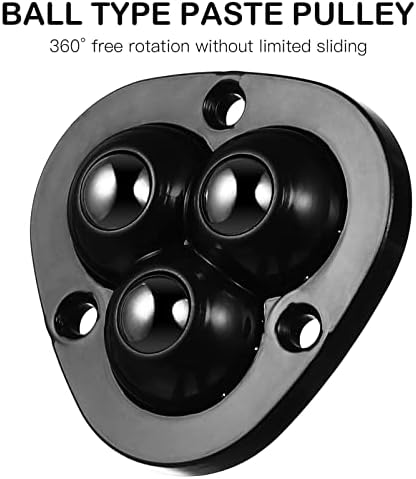 Doitool 32pcs само лепило рицинови тркала од не'рѓосувачки челик вртено мини лепило за лепило од тркала тип на макара ротација на