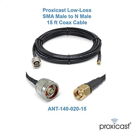 Proxicast 10 dbi 4g/5g/wifi omni антена + 15 ft про-одделение Coax кабел + бесплатен пакет на лента