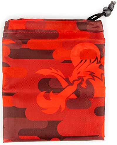 Занданите &засилувач; Змејови Ampersand Црвена Врвка За Перење Торба-Преголеми Трајни Чување/Патување Торба За Дома Или Колеџ-Мерки
