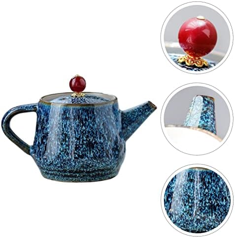 Шпорет чај чај порцелански чајник керамички чај котел: производител на чај од јапонски стил, гроздобер чај тенџере за чај, gongfu чајник, топла вода котел за домашна ка