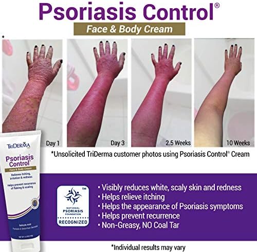 Контрола на крем за контрола на псоријаза Тридерма 4,2 мл и псоријаза Контрола на телото миење 16 мл - Медициран олеснување на кожата за