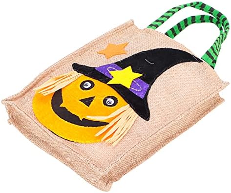 Zyyini Halloween Tote Tote, Денот на благодарноста торбички за третирање, торбичка за тотална торба, за домаќинство, складирање,