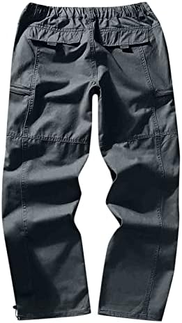 Лп812 Машки Мода Обичен Мулти Џеб Патент Тока Машки Товарни Панталони Отворени Панталони Алатки Панталони 4