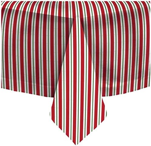 Одмор Акцент Waverly Stripe памучна ткаенина за еднократна употреба на плочи, 60x84 издолжена, црвена/бела/зелена…