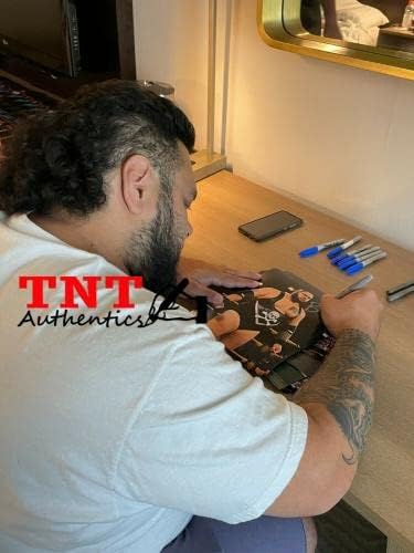 Бронсон Рид потпиша WWE NXT Стои во Ринг 8x10 Фото Јона - Фотографии за автограми во борење