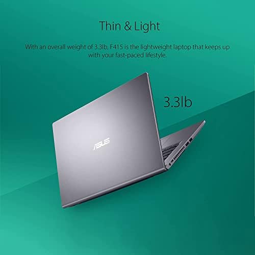 Најнови ASUS F415EA Vivobook Тенок И Лесен Лаптоп | 14 FHD IPS Дисплеј | Интел 2-Core i3-1115G4 | 20GB DDR4 1tb NVMe SSD | HDMI | USB-C