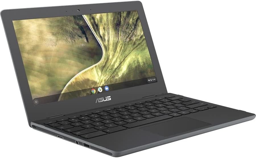 Asus Cromebook C204 11.6 Цврст Chromebook - HD-1366 x 768-Intel Celeron N4020 Двојадрен 1.10 GHz-4 GB Вкупно RAM МЕМОРИЈА - 32 GB