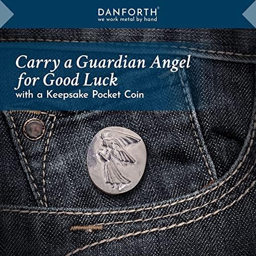 Данфорт - Вилмајн муза џеб Ангел џебни токени/монети со инспиративни зборови, пиво, направени во САД, торба за подароци