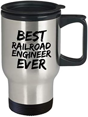 Железнички Инженер Патување Кригла Најдобар Железнички Пат Некогаш Смешни Подарок За Соработници Новина Замолчени Автомобил