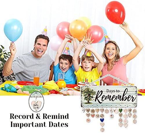 Подароци за баба-Календар ЗА Потсетување За Роденден НА Семејството Дии Дрво-Денови За Паметење-Висечка Табла За Важни Датуми Тракер