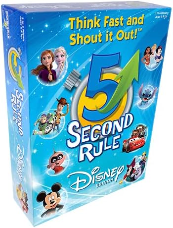 5 Второ Правило Дизни Издание-Забава Семејна Игра За Вашите Омилени Дизни Ликови-Возраст 6+