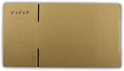 Екосвифт 50 9х4х3 Брановидни Картонски Кутии За Пакување Пошта Картони За Подвижна Кутија За Испорака