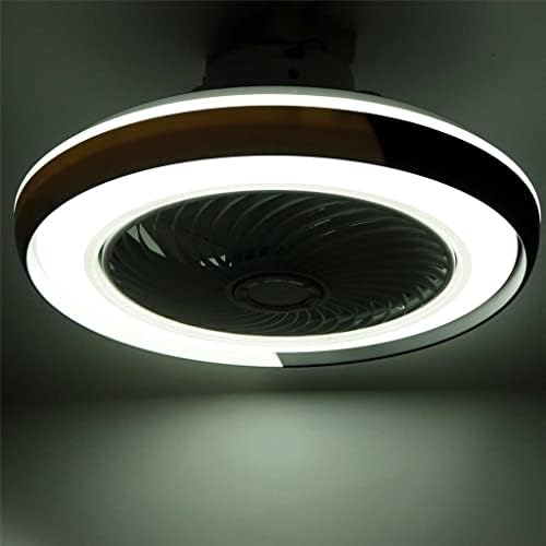 SCDCWW LED тавански вентилатор Модерни минималистички LED тавански светла Акрилна тавана вентилатор ламба со светла далечински управувач затемнет