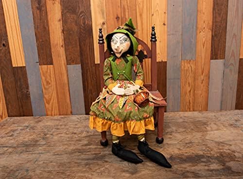 Галери II Ноќта на вештерките Гвинет Вештерка Голема народна уметност кукла колекционерска колекција, oeо Спенсер ги собра традициите