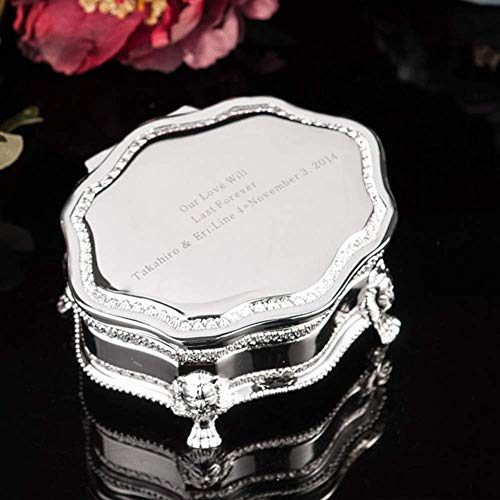 ЏФ - Ксуан Витрина Сребрена Кутија За Накит Од Висок Суд Принцеза Дома Дневна Соба Канцеларија Креативна Кутија За Складирање