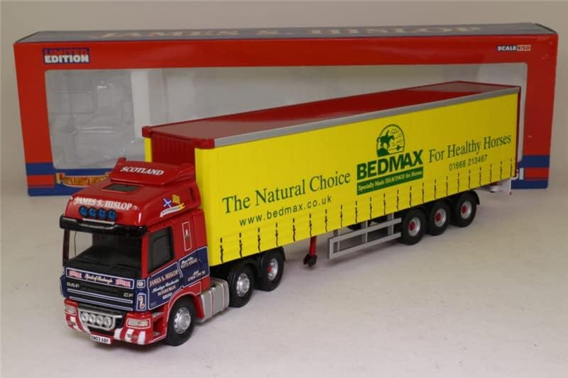 Corgi for DAF CF CurateSide James S.Hislop, Bedmax Limited Edition 1/50 Diecast Truck Pre-изграден модел