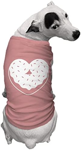 Крофна во форма на срце - кошула за кучиња за закуска слатки