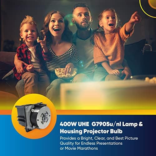 Техничка прецизна замена за Epson Pro G7905U/NL LAMP & HOUSING Projector TV LAMP BULB 400W UHE Bulb на проекторот - 7.000 ANSI