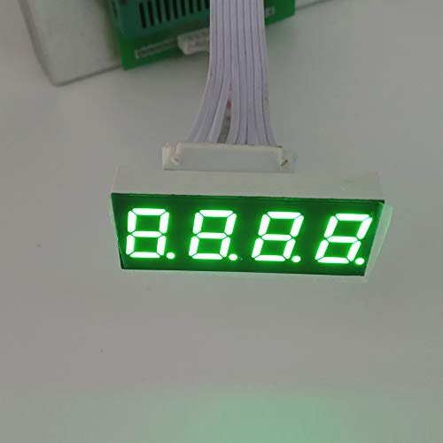 Светло зелена 0,63 инчи 7 сегмент 12 пински LED дисплеј 4bit & 3 битни цевки за дисплеј на катода за DIY, истражување 4 пакет.