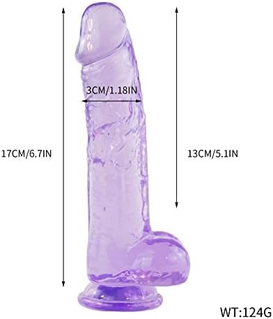 Анал Дилдо, 6,7 инчи мини дилдо со вшмукување чаша за игра без раце, сексуални играчки за возрасни за жени