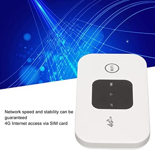 Mobile WiFi Hotspot, 4G LTE рутер безжичен мини преносен рутер за патувања 150Mbps, поддршка од 8 до 10 корисници, потребна SIM картичка,