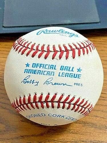 Брукс Робинсон 4 потпиша автограмиран ОАЛ Бејзбол! Ориолес! Хоф! ЈСА! - Автограмирани бејзбол