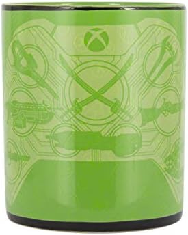 Paladone Xbox Hox Heat Chign чувствителни пијалоци боја и дизајн топла магија боја чај чај чај, керамика, 300 ml