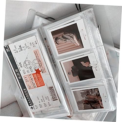 Zerodeko албум за албуми за воздушни билети за прием на белешка за чување на фото транспарентни авиони картички Слика складирање