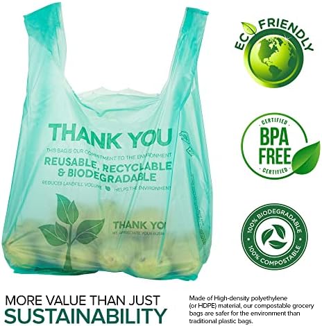Зачувајте ги вашите домашни Еко намирници кеси за еднократна употреба Маица за маица Ви благодариме за пластична кеса со рачки за супермаркет,