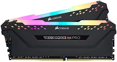 Corsair Одмазда RGB Pro 32GB 2666 C16 DDR4 Десктоп Меморија-Црна, Број На Модел: CMW32GX4M2A2666C16