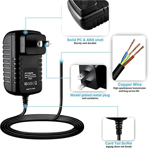 Parthcksi Глобал 12V AC / DC Адаптер За Gigabyte S1081 S1081-CF1 S1081-CF2 S1081-CF3 Таблет КОМПЈУТЕР 12VDC Кабел За Напојување КАБЕЛ PS Ѕид Домашен