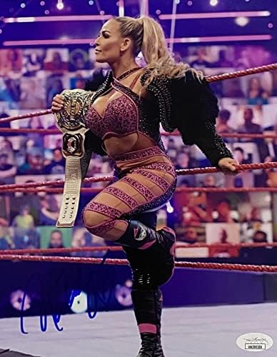 WWE Ексклузивна Наталија потпиша автограмирана 8x10 фотографија JSA автентикација 1 - Фотографии за автограми во борење