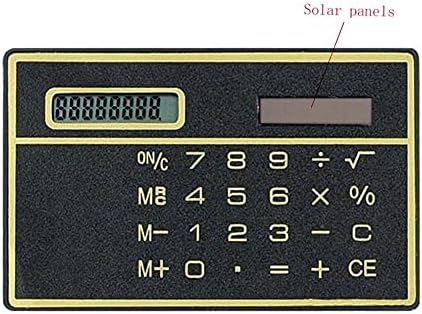 ДУБАО 8 Цифрен Тенок Калкулатор За Соларна Енергија Со Екран На Допир Дизајн На Кредитна Картичка Пренослив Мини Калкулатор За