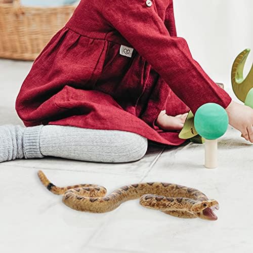 Пластична играчка со змија лажни змии Реални змии реквизити за Ноќта на вештерките за роденденска забава за момчиња и девојчиња