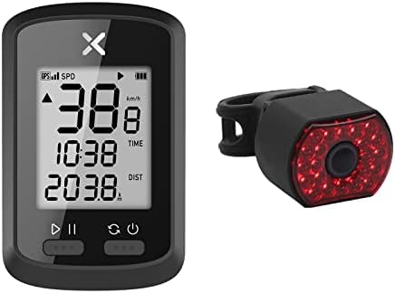 XOSS G GPS Велосипед Компјутер, Безжичен Bluetooth Велосипед Брзинометар и Километража &засилувач; Ld09 Паметни Велосипед Опашка Светлина