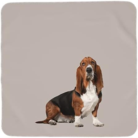 Waymay Basset Hound Dog Dog Baby Babytkебе кое прима ќебе за новороденче, шетач на расадник за покривање